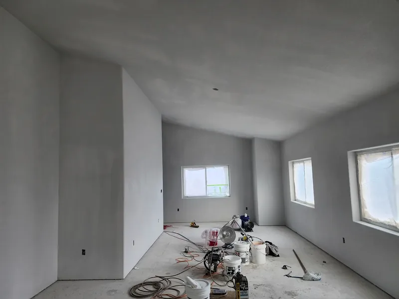 Bedroom finished with crisp walls and clean trim lines